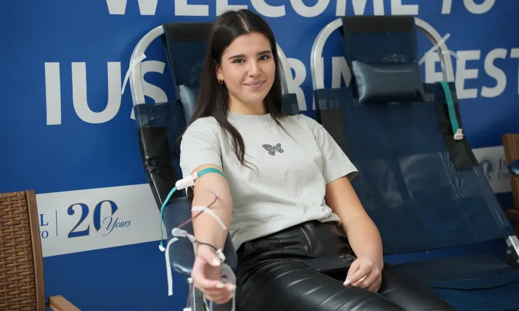 Solidarnost i humanost: Akcija darivanja krvi na IUS-u
